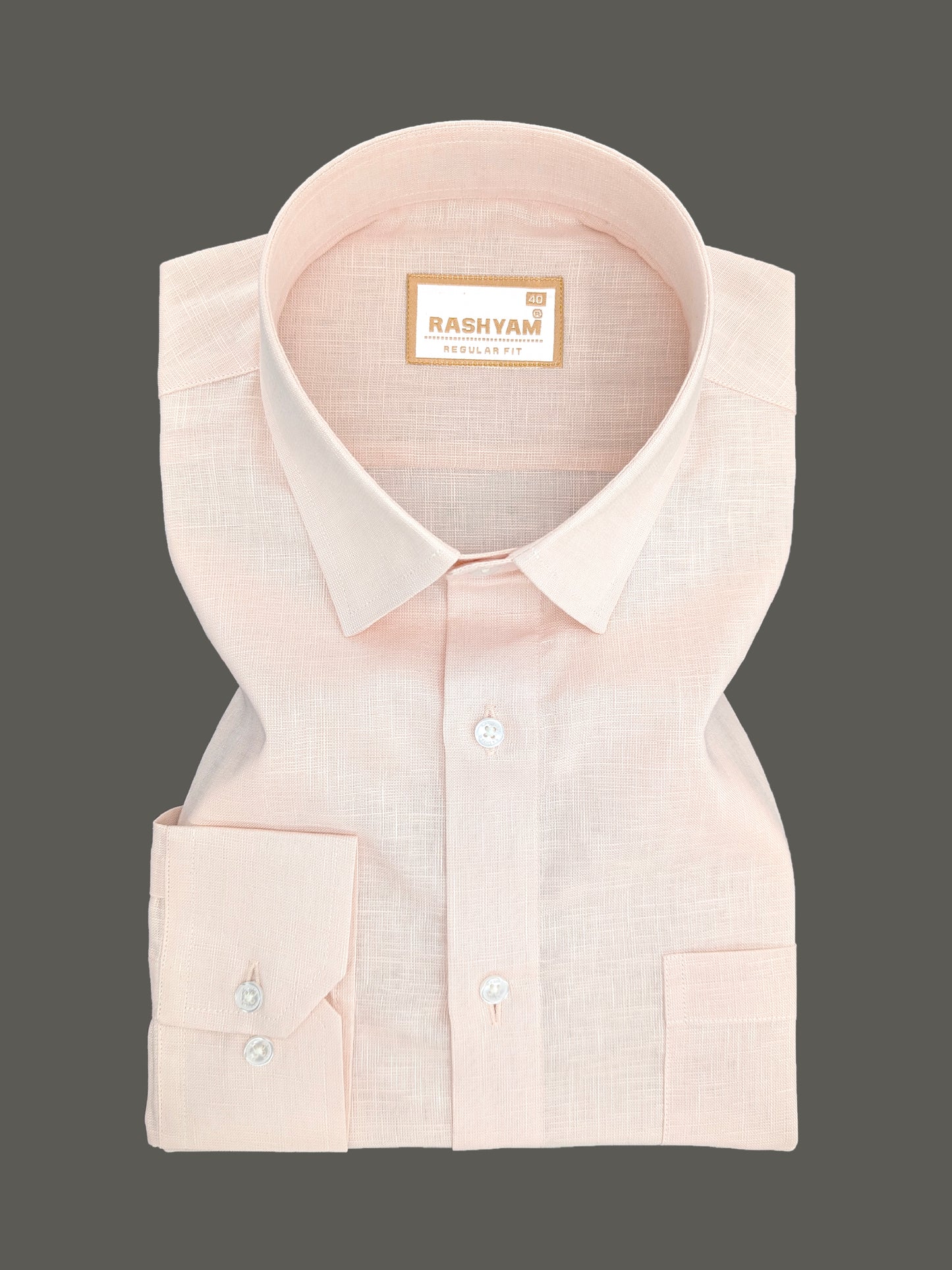 Powder Pink Luxurious Italian Linen Shirt