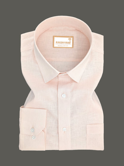 Powder Pink Luxurious Italian Linen Shirt