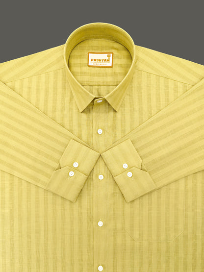 Mustard Yellow Luxurious Italian Linen Shirt