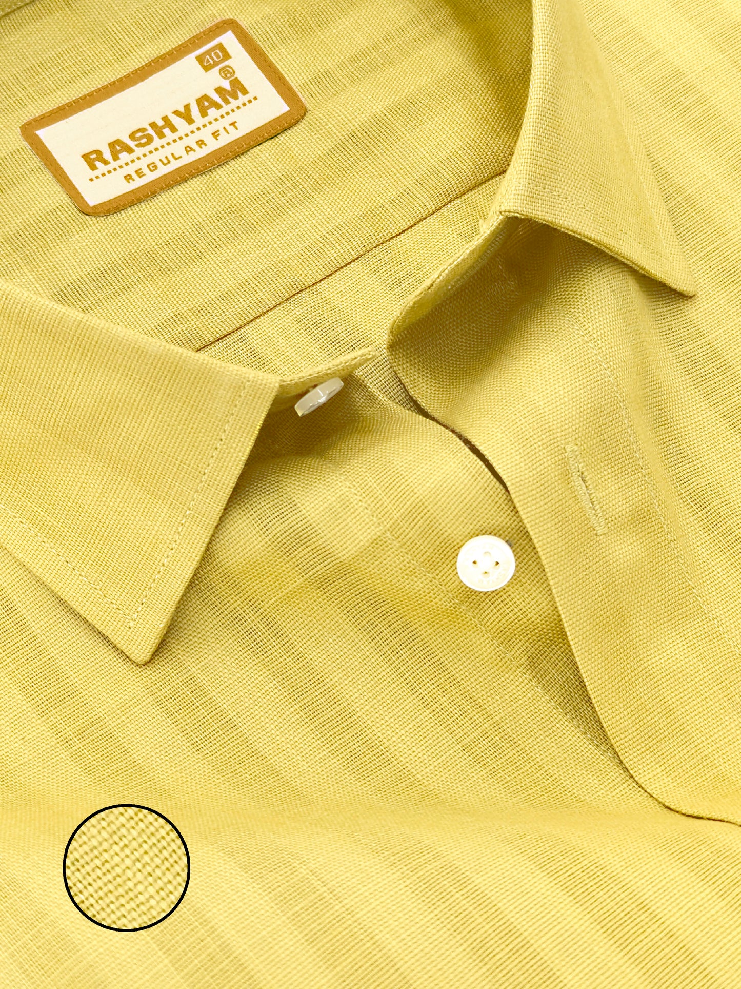 Mustard Yellow Luxurious Italian Linen Shirt