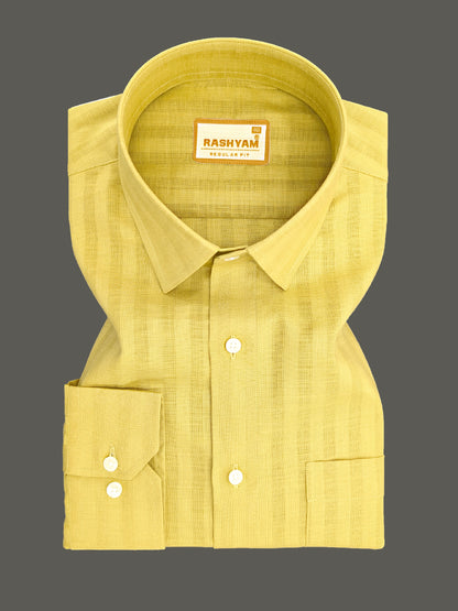 Mustard Yellow Luxurious Italian Linen Shirt