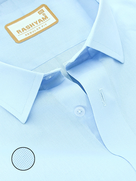 Casia Light Blue Premium Cotton Formal Shirt For Men