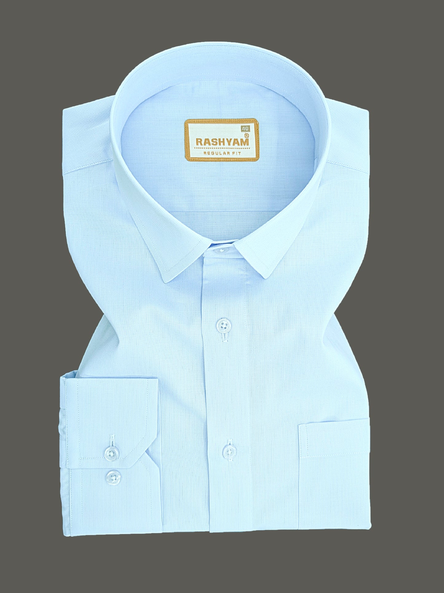 Casia Light Blue Premium Cotton Formal Shirt For Men