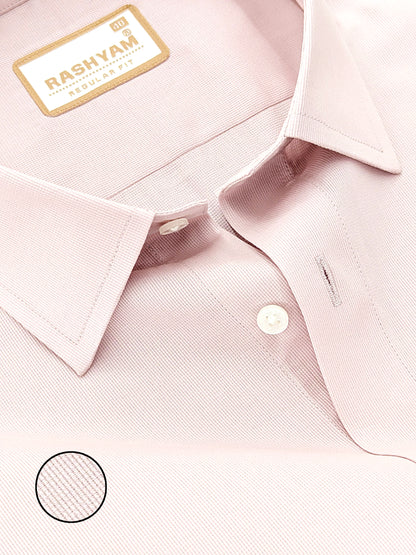 Casia Light Pink Premium Cotton Formal Shirt For Men