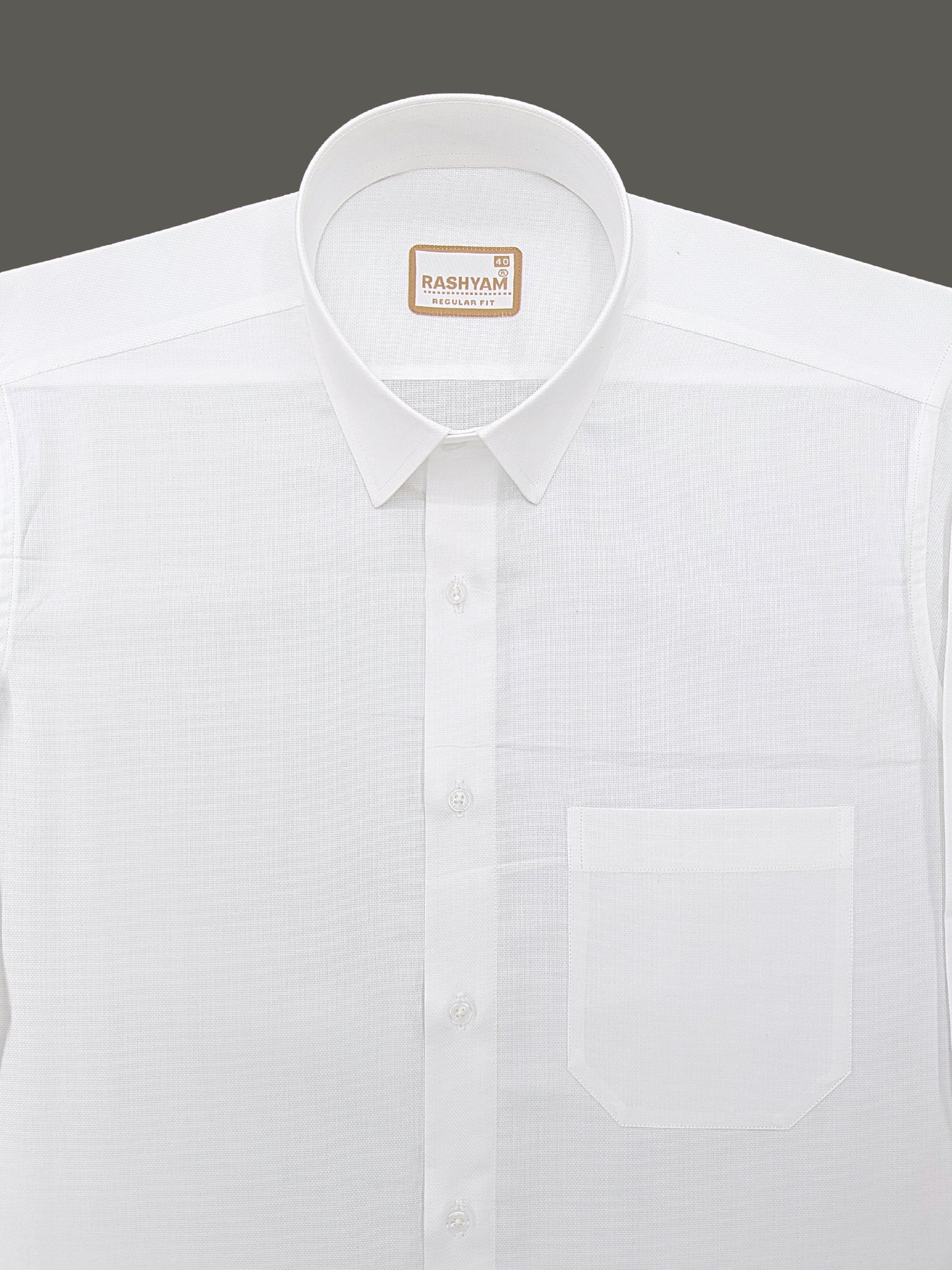 Faenza Luxury Cotton Egyptian Bright White Formal Shirt For men