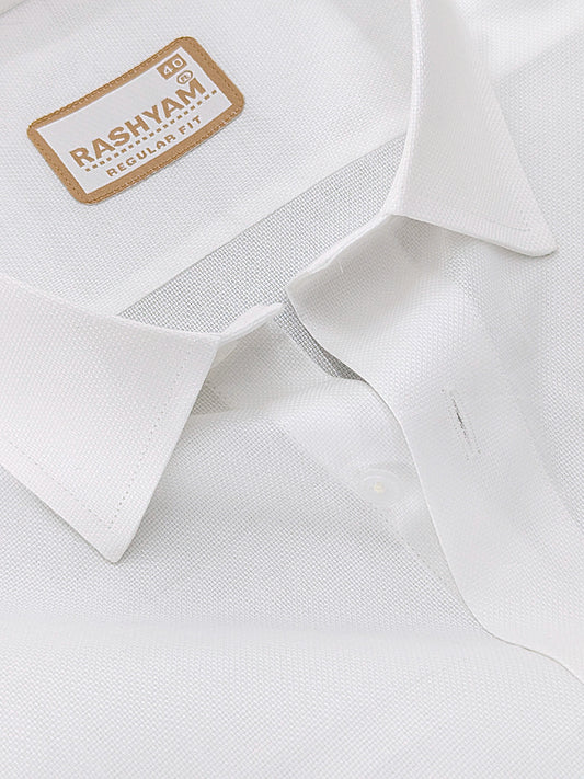 Faenza Luxury Cotton Egyptian Bright White Formal Shirt For men