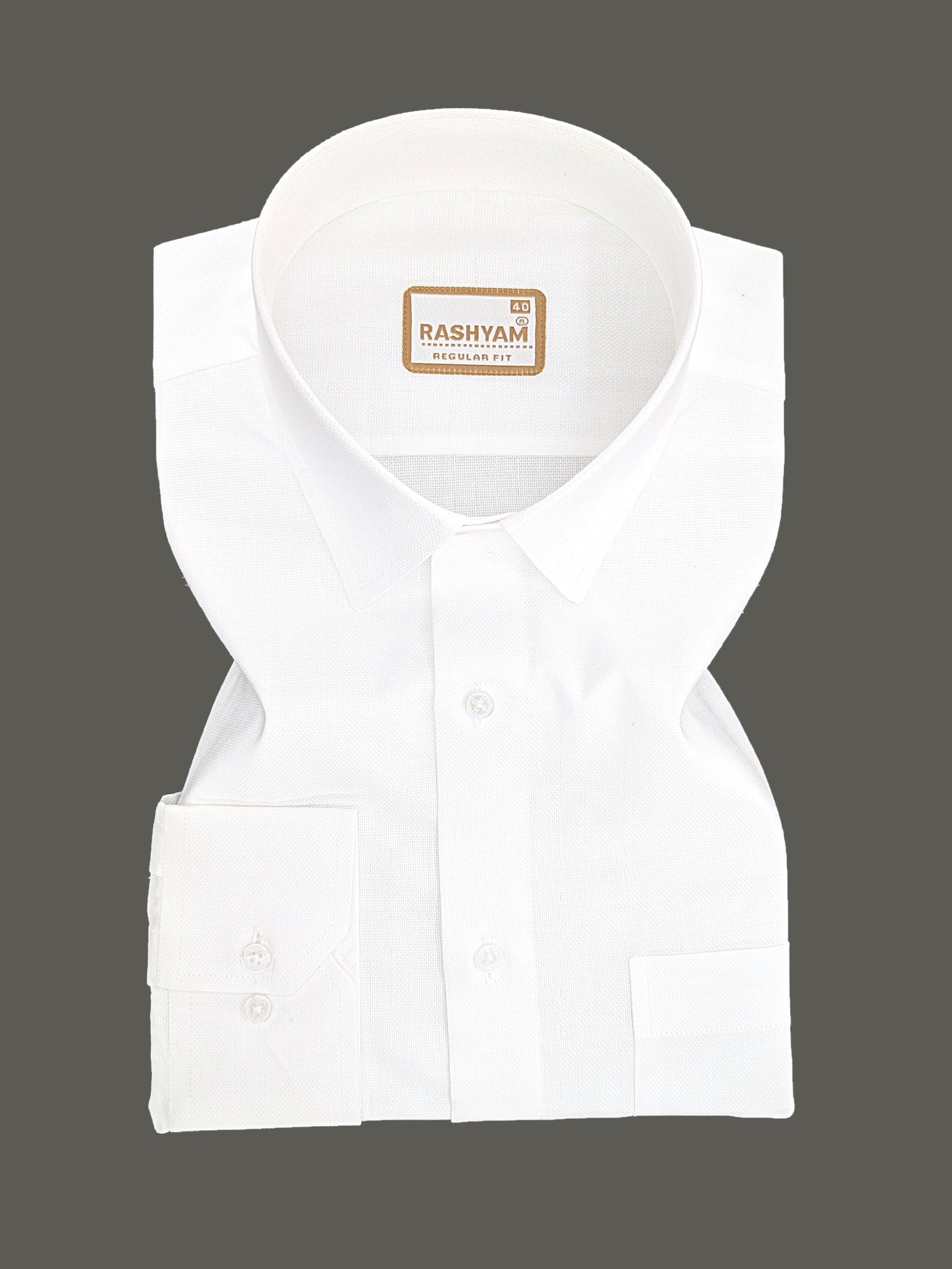 Faenza Luxury Cotton Egyptian Bright White Formal Shirt For men