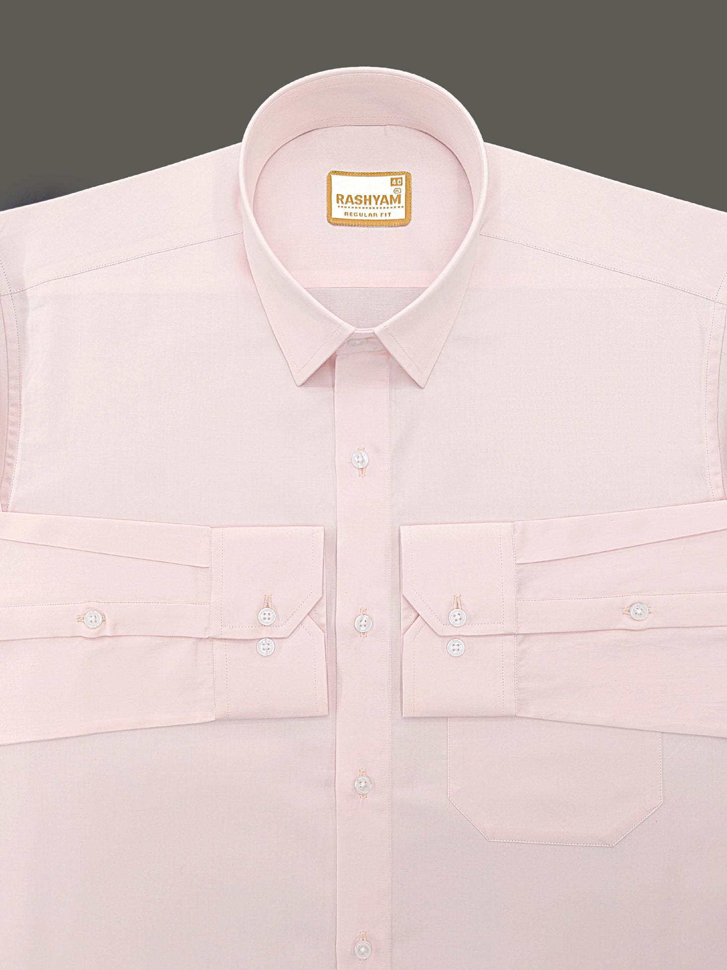 Avellino Luxurious Light Pink Super Soft Cotton Shirt For Men