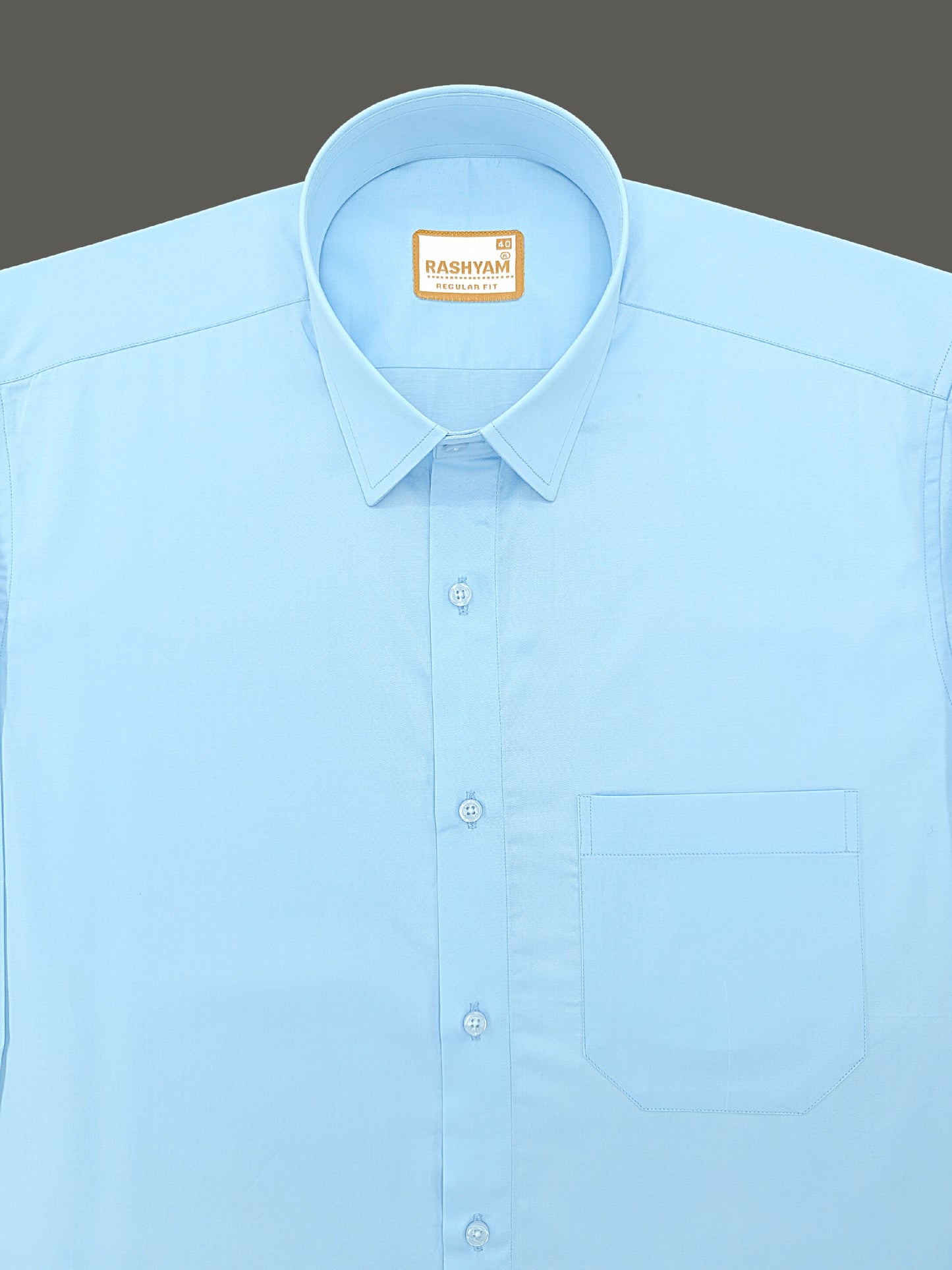 Avellino Luxurious Sky Blue Super Soft Cotton Shirt For Men