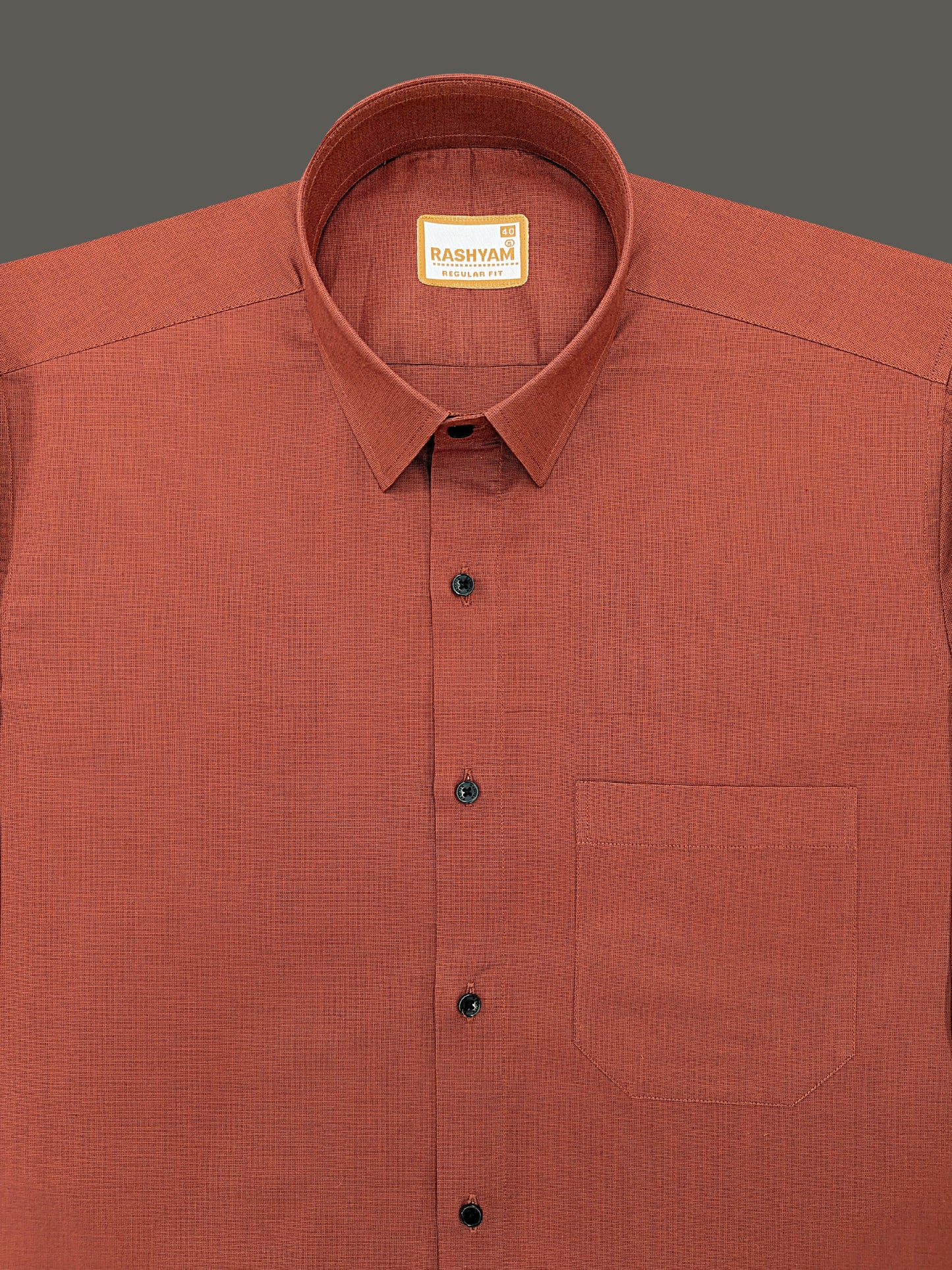 Crotone Crimson Red Premium Cotton Formal Shirt For Men