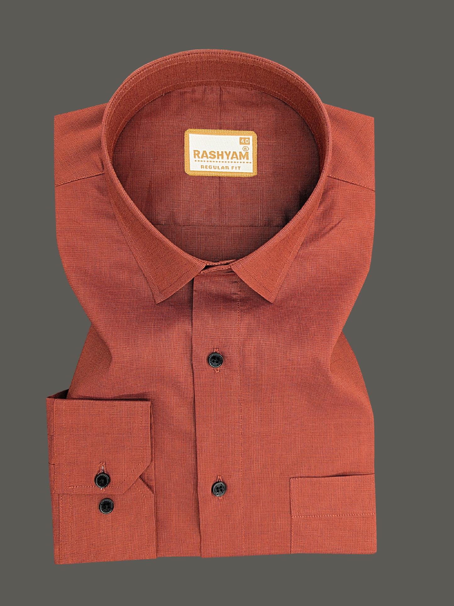 Crotone Crimson Red Premium Cotton Formal Shirt For Men