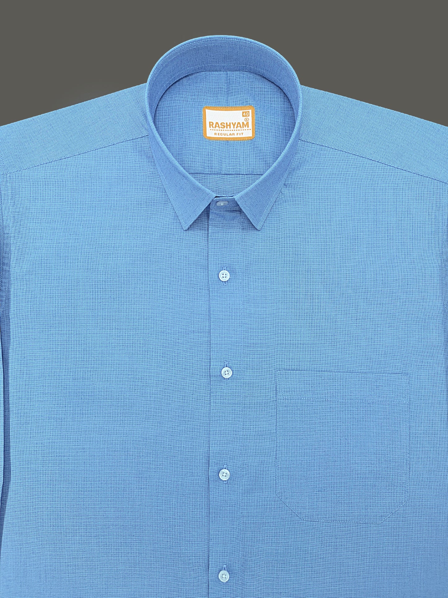Crotone Light Blue Premium Cotton Formal Shirt For Men