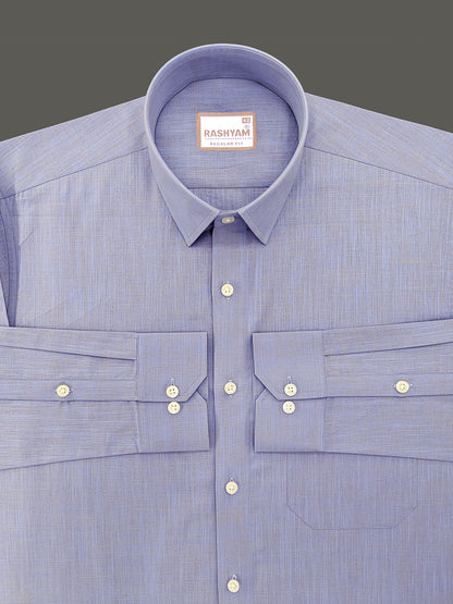 Abruzzo Premium Antique Grey Designer Cotton Formal Shirt