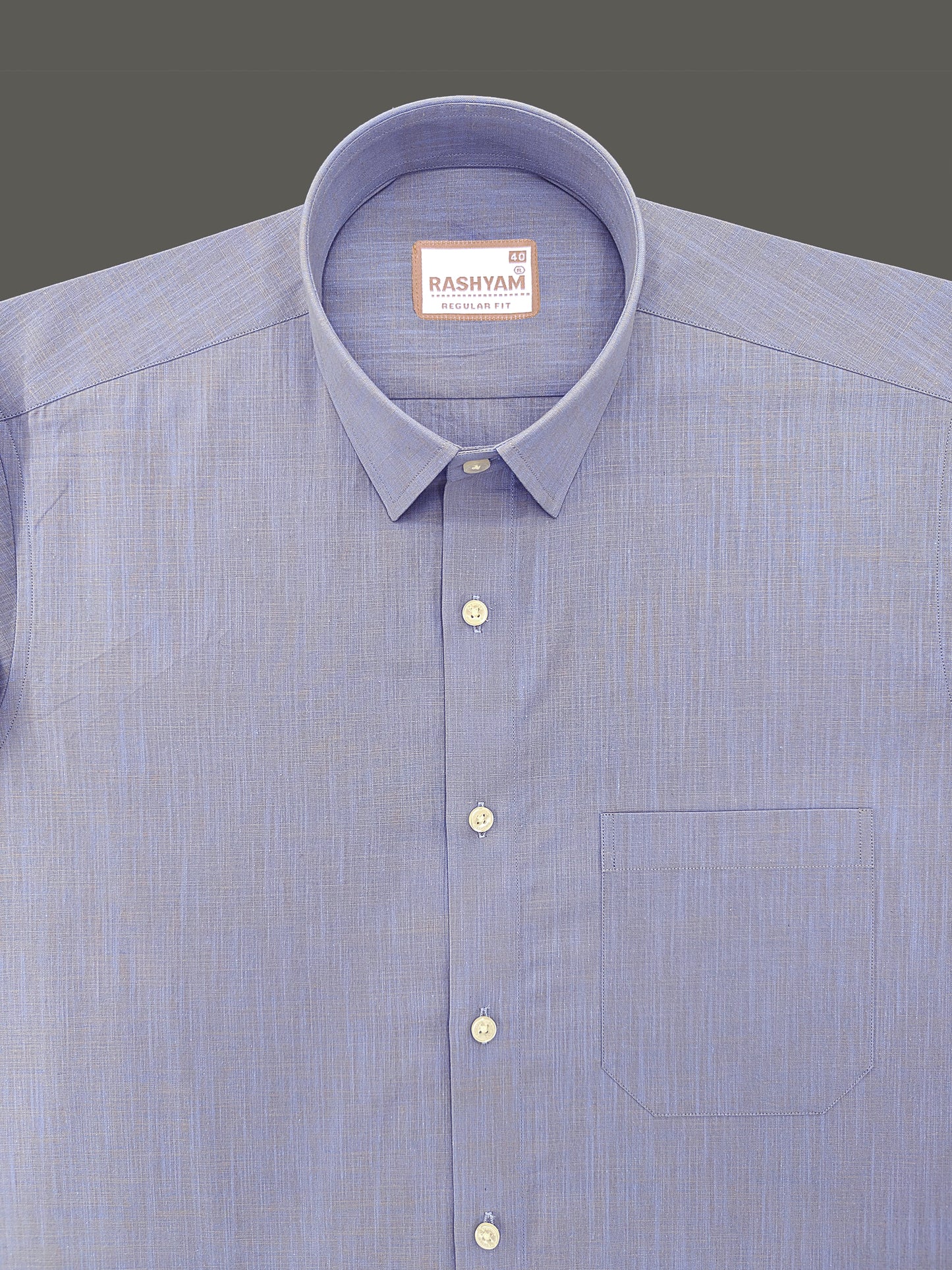 Abruzzo Premium Antique Grey Designer Cotton Formal Shirt