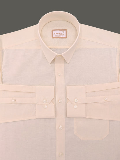 Barboni Butterscotch Luxurious Italian Linen Shirt