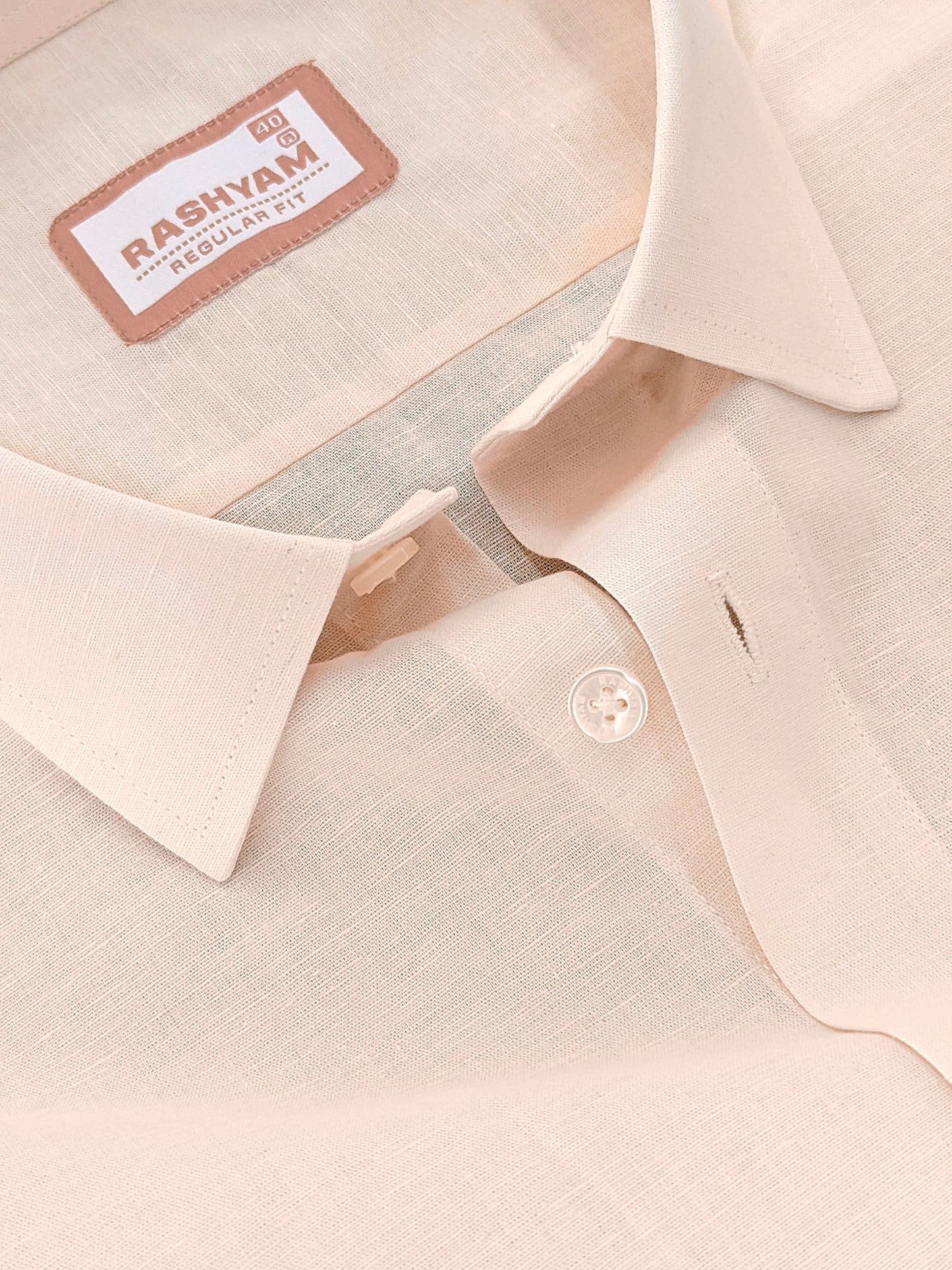 Barboni Butterscotch Luxurious Italian Linen Shirt