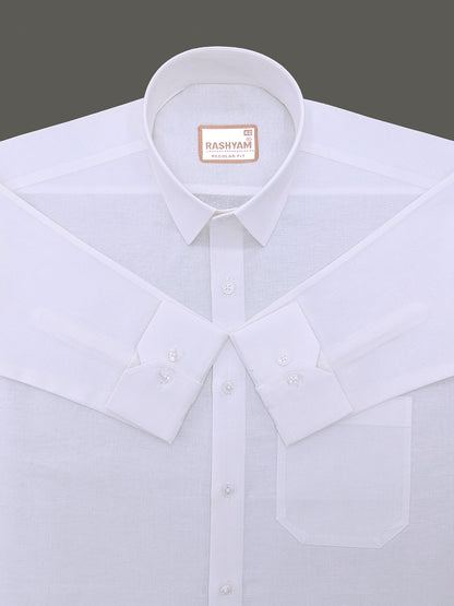 Belloni Pure Luxe White Italian Linen Shirt
