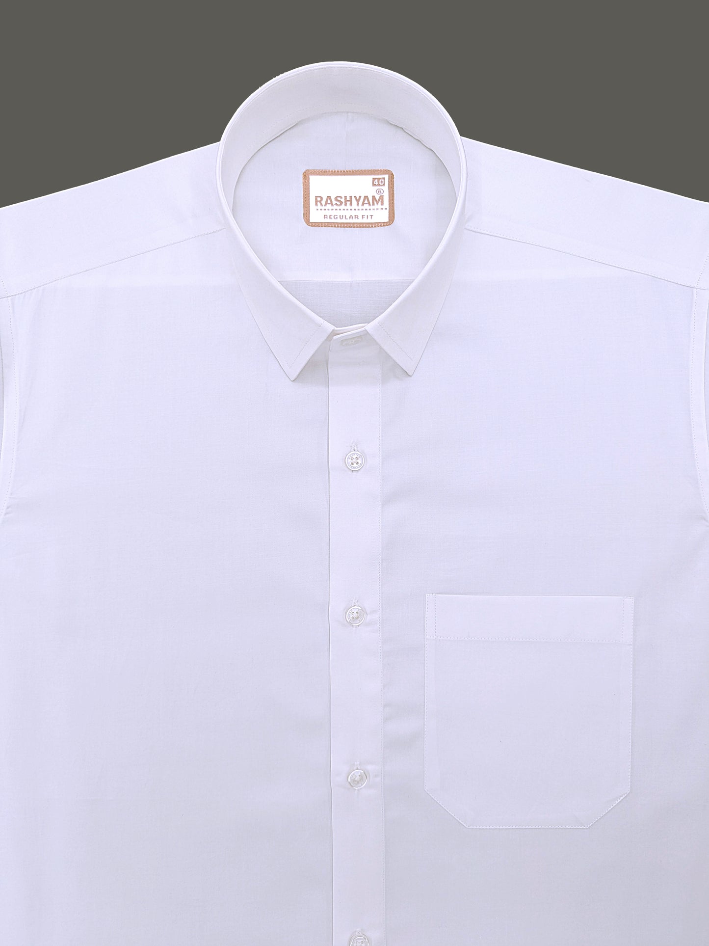 Bright White Premium Giza Cotton Shirt