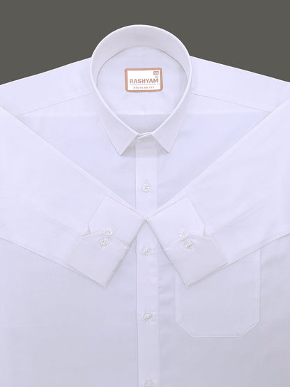 Bright White Premium Giza Cotton Shirt