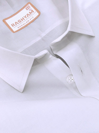 Bright White Premium Giza Cotton Shirt