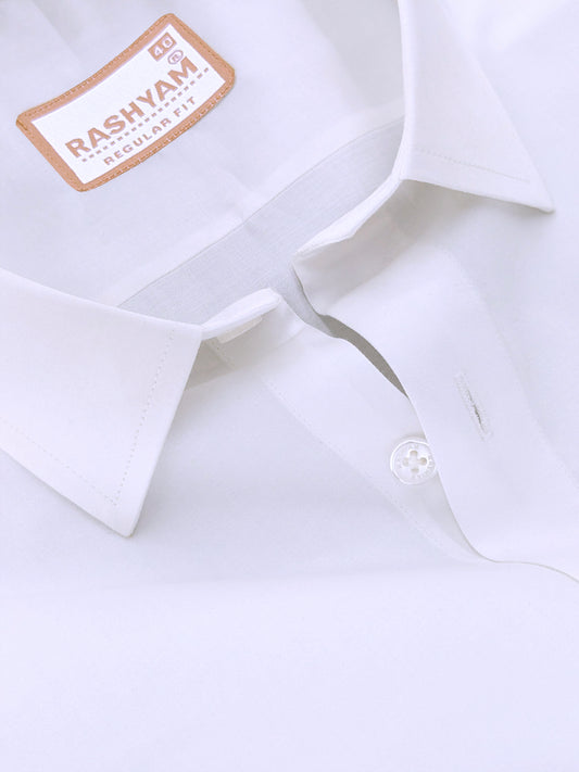 Bright White Premium Giza Cotton Shirt