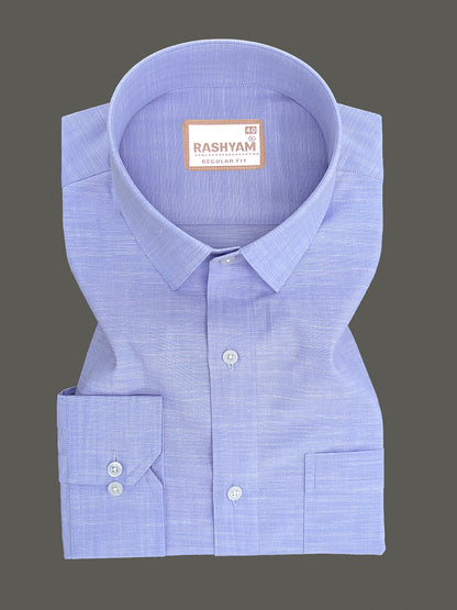 Premium Oxford Cotton Chianti Sky Blue Formal Shirt