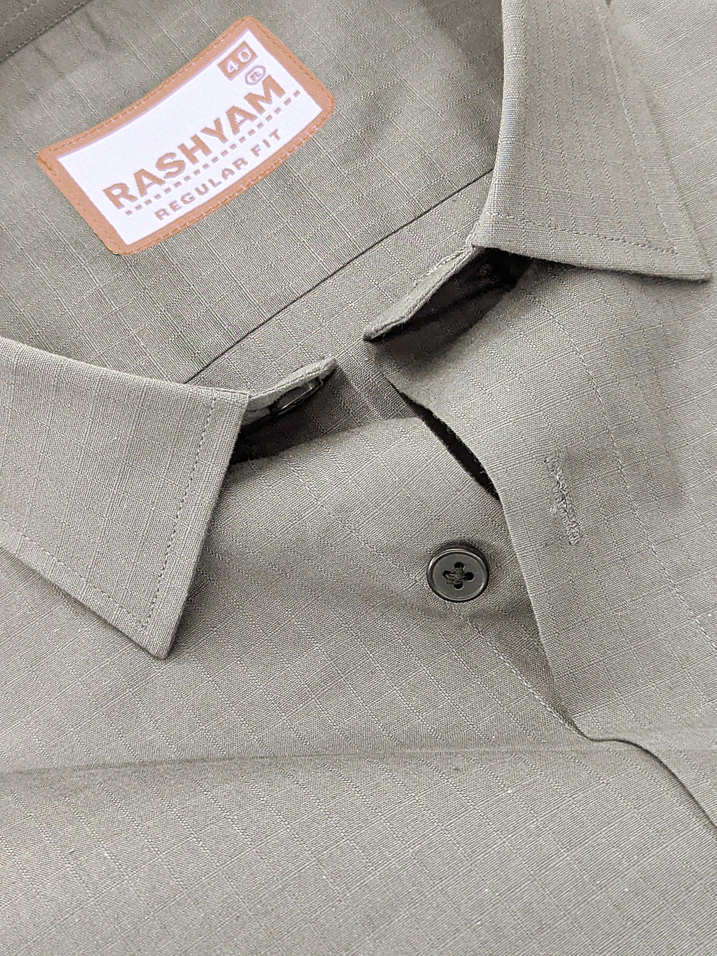 Premium Cotton Portelle Sauf Green Designer Checks Formal Shirt