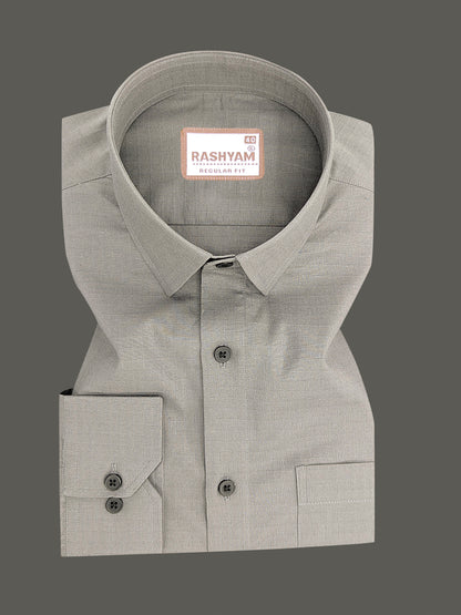 Premium Cotton Portelle Sauf Green Designer Checks Formal Shirt